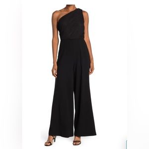 Love X Design Off the Shoulder Black Jumpsuit
